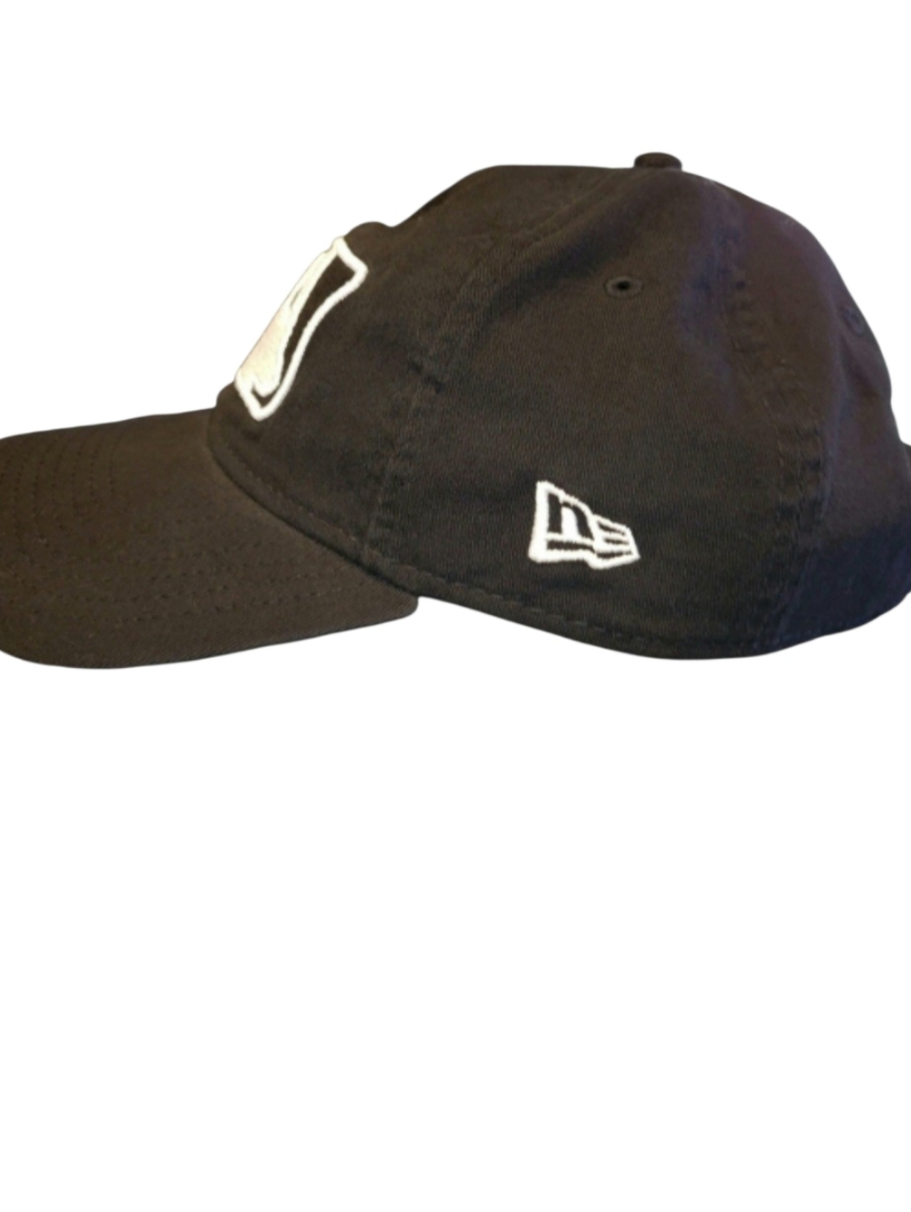 Authentic New Era MLB Classic Logo Cap Black & White Adj Strap OS - Picture 5 of 12